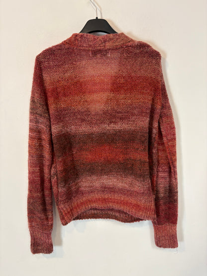 SCALPERS. Jersey jaspeado burdeos