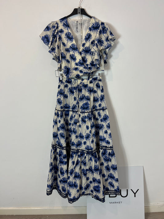 ZARA. Total look falda  y top flores T.xs