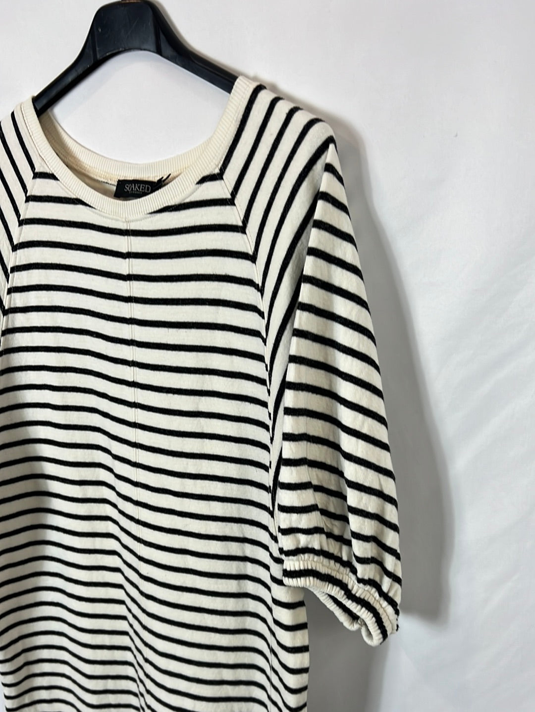 SOAKED IN LUXURY. Ts striped midi dress