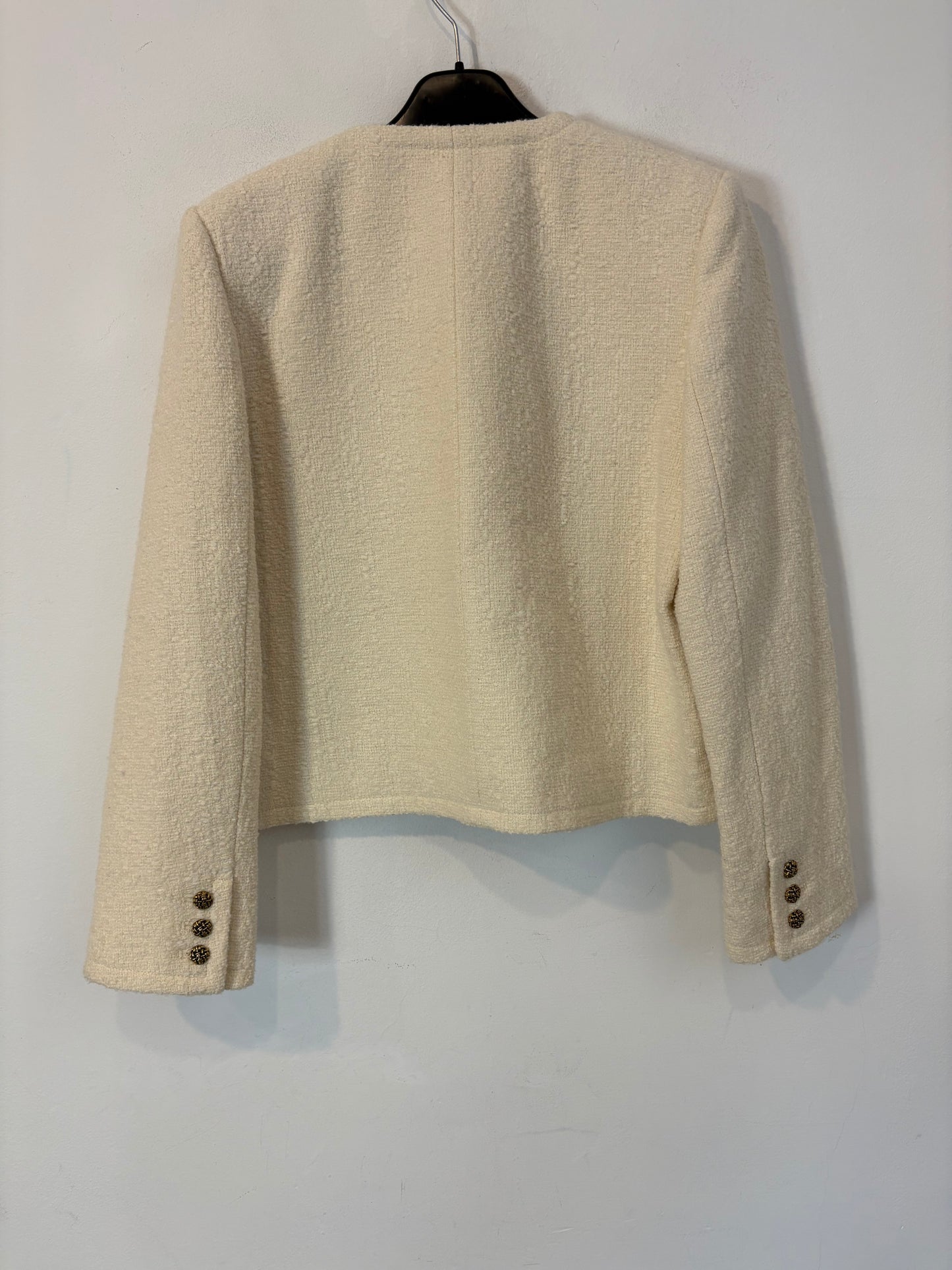 BA&SH. Chaqueta tweed botones relieve