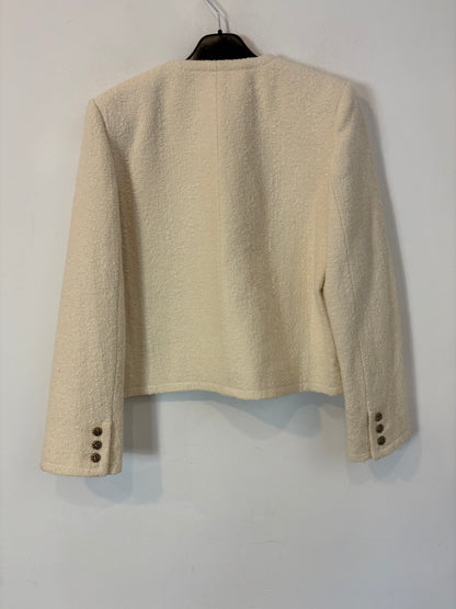 BA&SH. Chaqueta tweed botones relieve