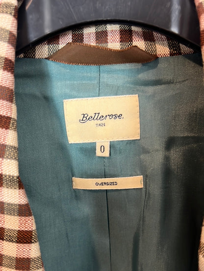 BELLEROSE. Blazer de cuadros oversized T.0(xs)