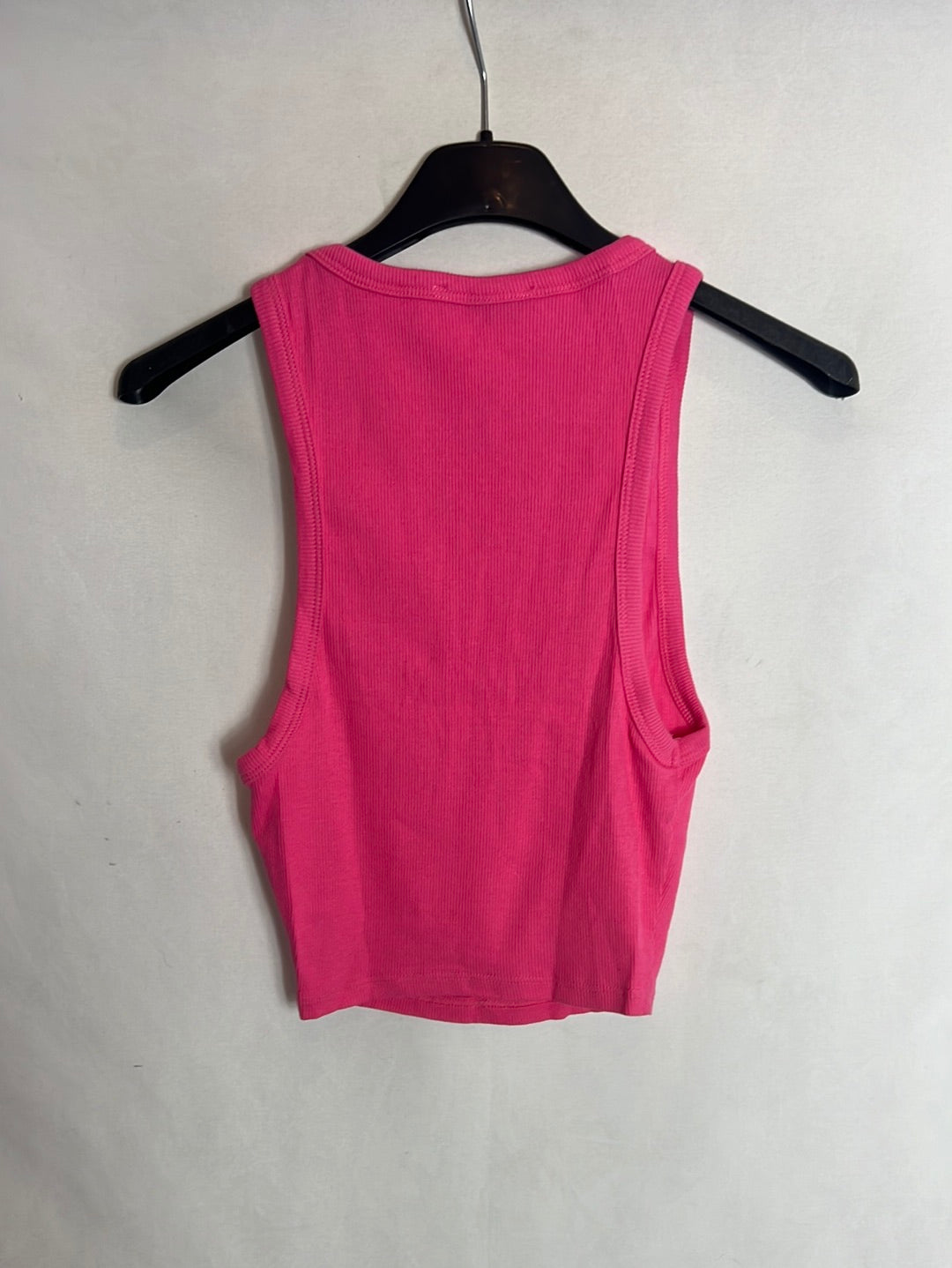 ZARA. Croptop  rosa fucsia canale. T S