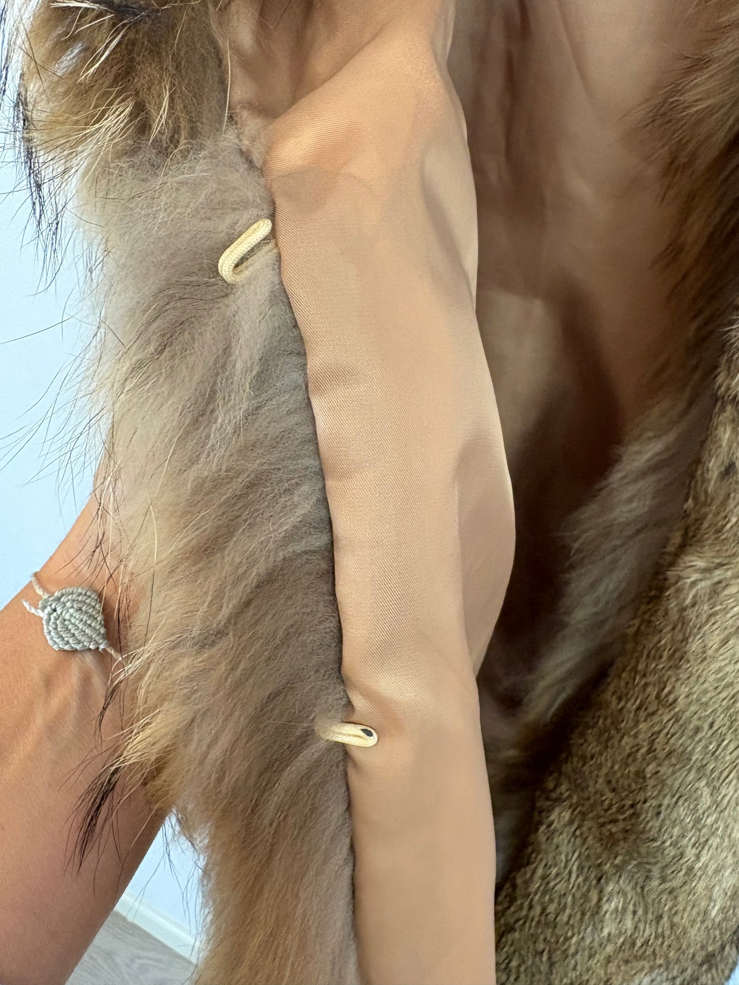 TERRY'S. Brown Fur Vest TU(m)