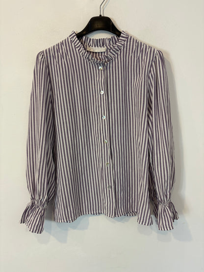 AMEÉ. Blusa  rayas malva