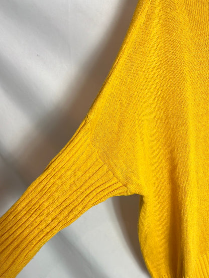 LONTANANZA. Jersey amarillo cuello barco . T U(M/L)