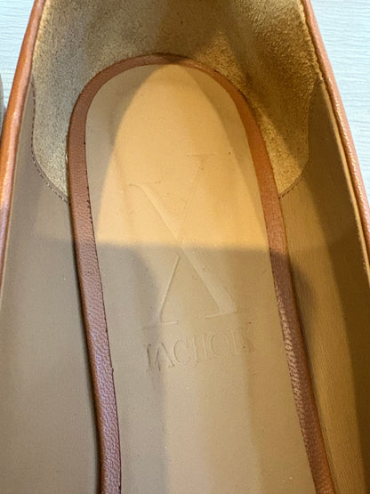 LACHOIX. Bailarina piel hebilla camel T 40