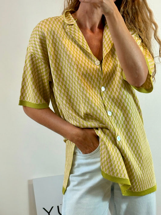 ZARA. Chaqueta punto bicolor fluida