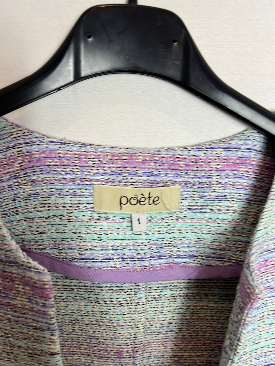 POET. Fine colorful texture coat. T 1(S)