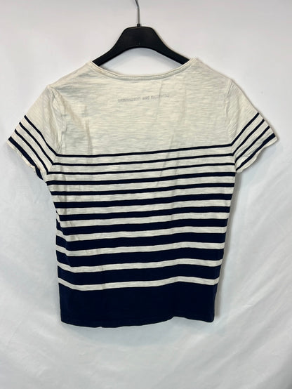 COMPTOIR DES COTTONIERS. Camiseta rayas T.m