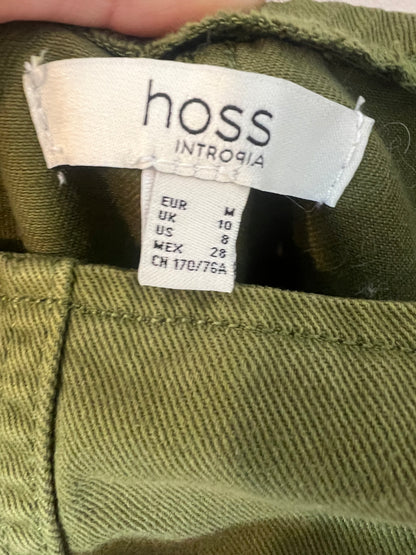 INTROPIA. Green denim jumpsuit for wide legs. TM