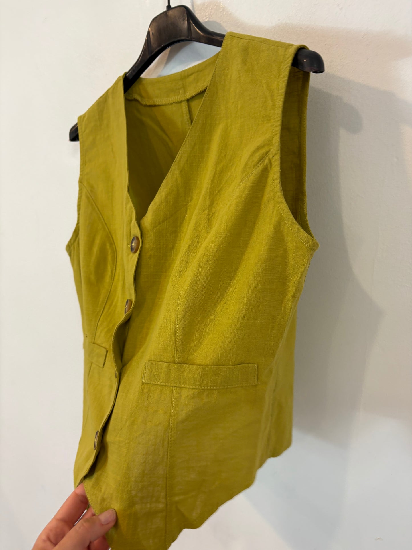 Conjunto top y pantalón pistacho