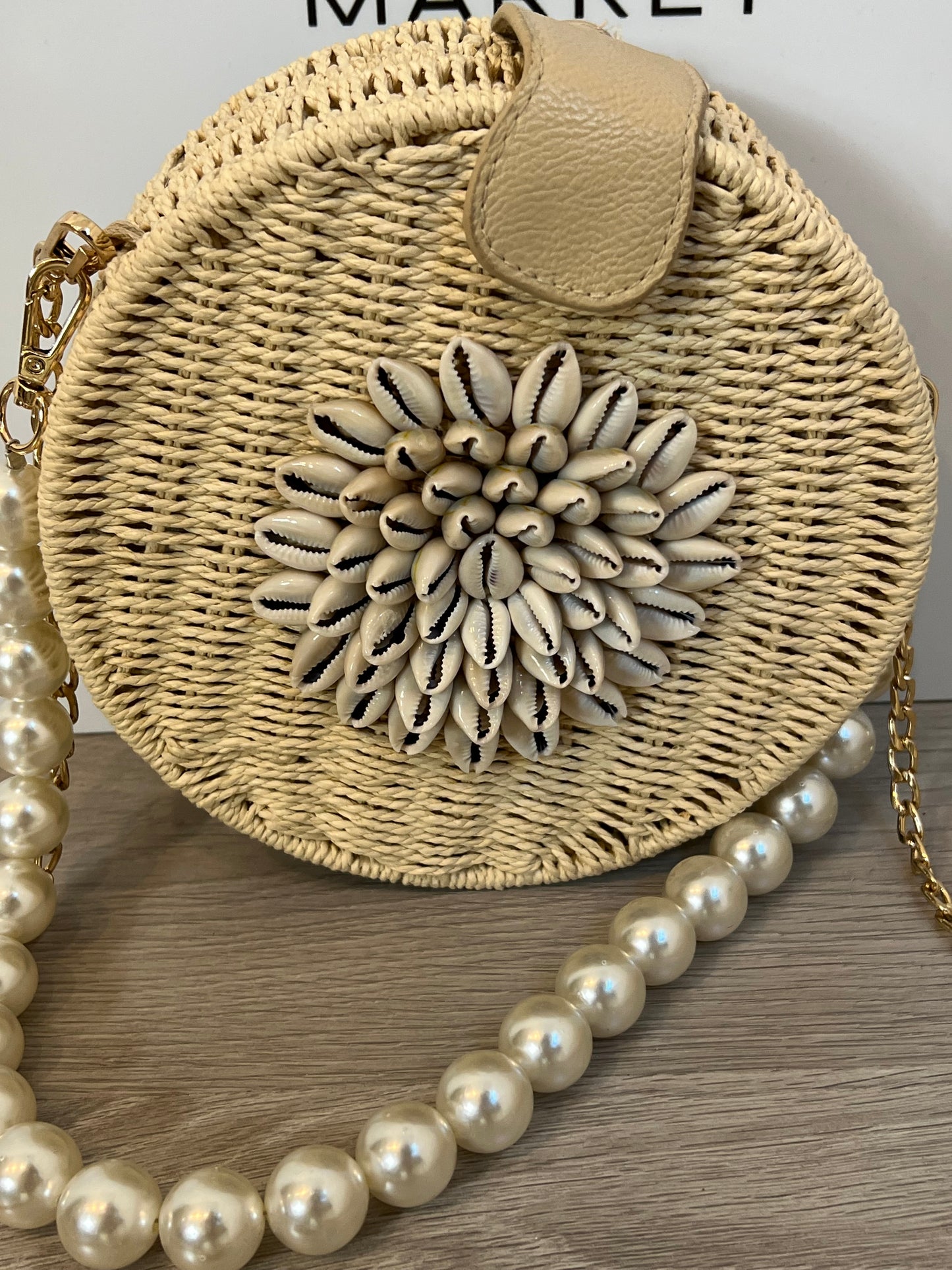 OTRAS. Bolso rafia detalles