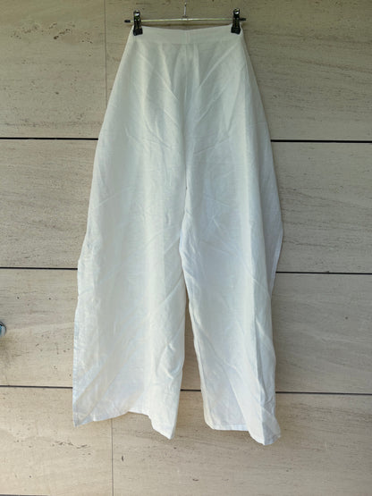 OTRAS. Pantalón aberturas lino. T S/M