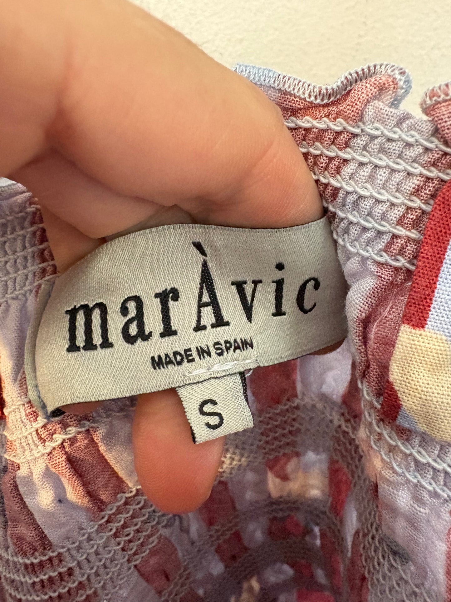 MARÁVIC. Vestido rayas y flores