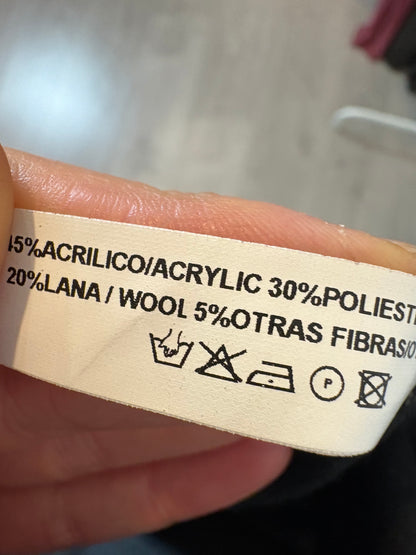 MI&CO. Falda midi rayas con lana