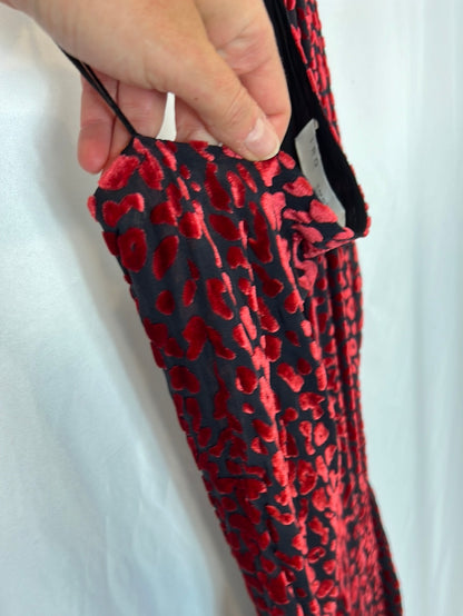 IRO. Vestido terciopelo asimétrico