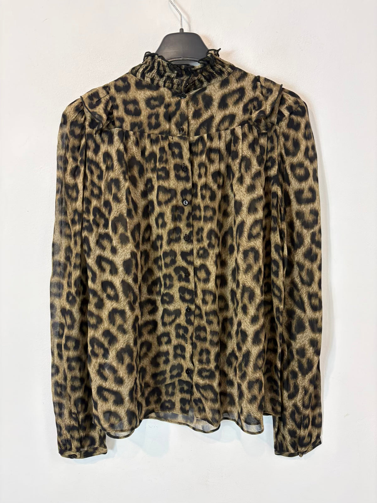 BA&SH. Blusa animal print fluida