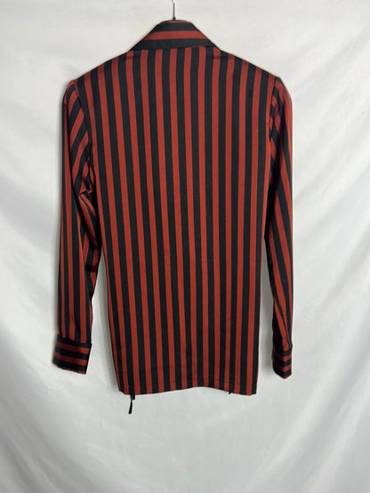 SOPHIE&amp;LUCIE. Striped satin total look. Size 36