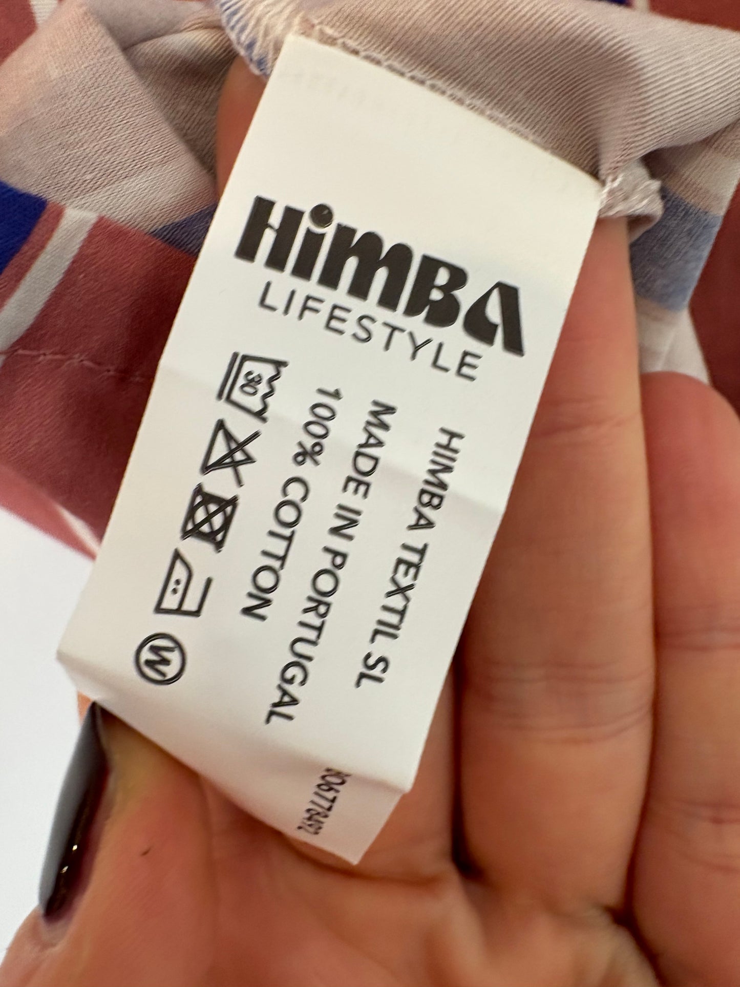 HIMBA. Total look top y pantalón rayas. T S