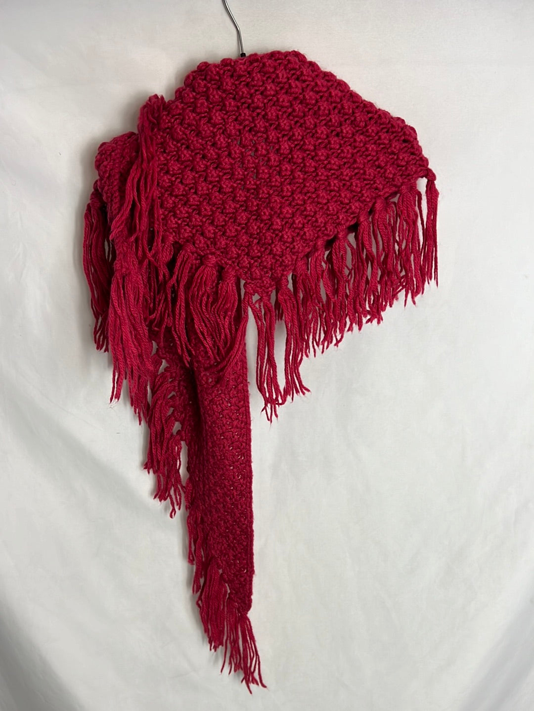 FUN&BASICS. Bufanda punto amplio flecos