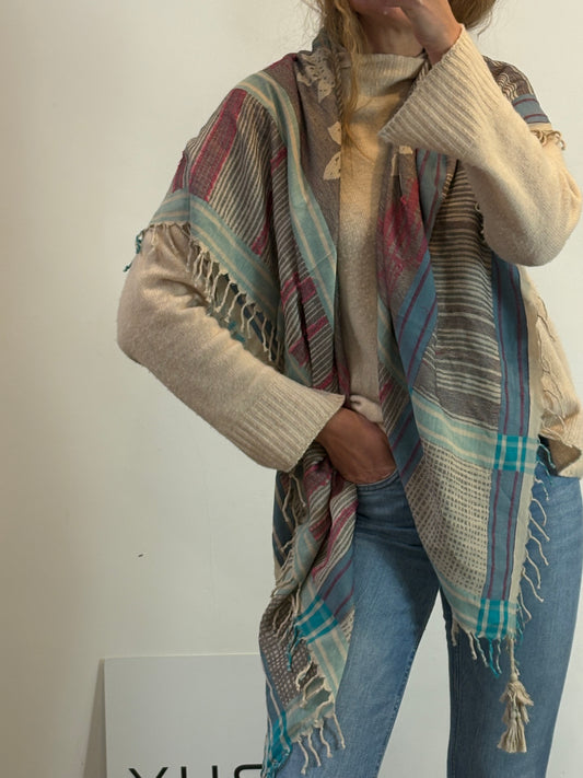 ZADIG & VOLTAIRE. Pañuelo algodón estampado