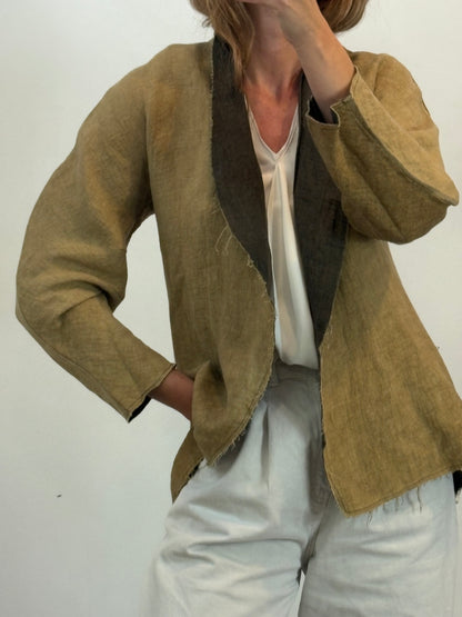 Chaqueta textura asiemtrica