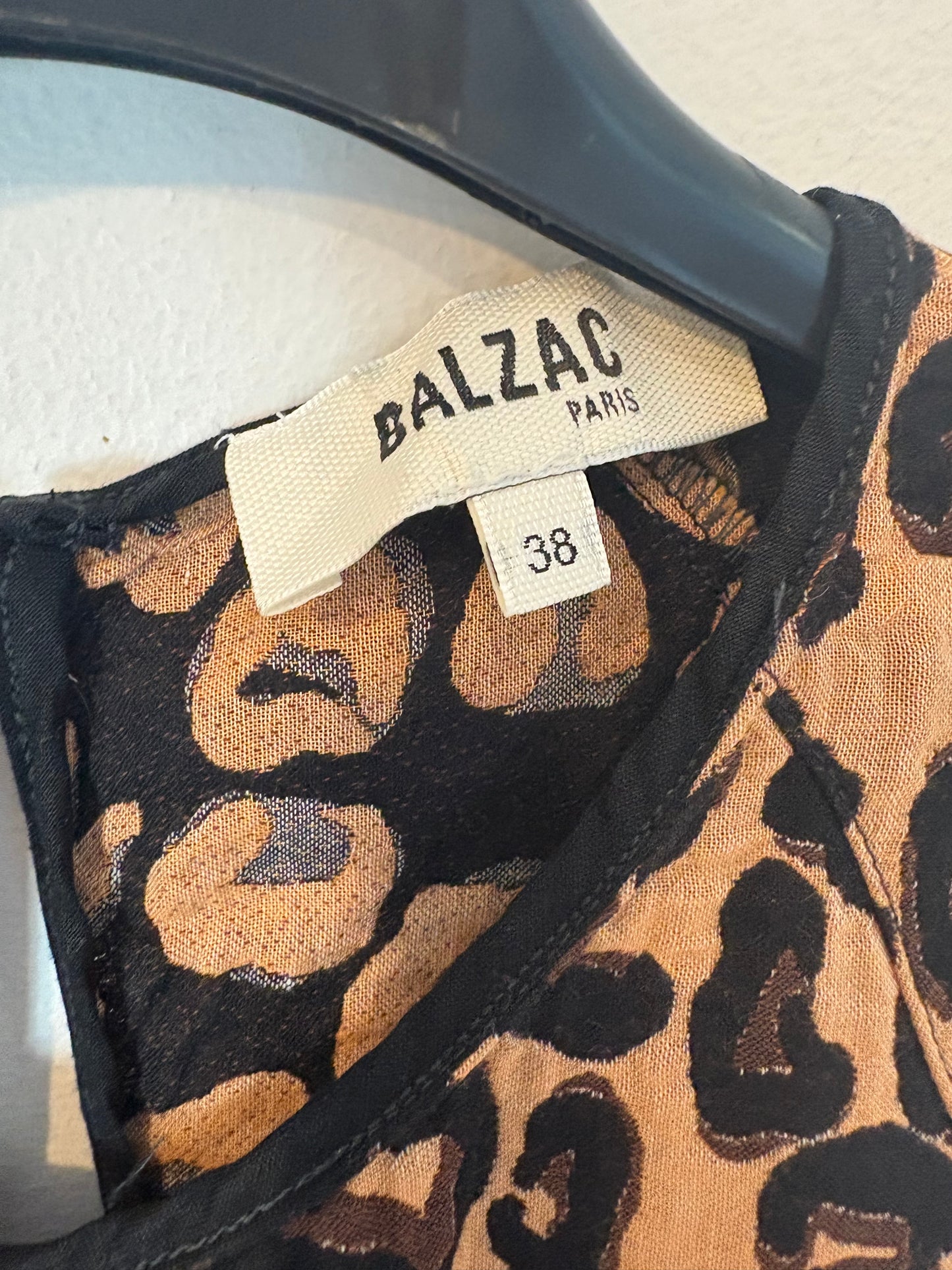 BALZAC. Short mini dress with slits. Size 38 (s)