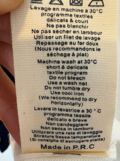 MARIE SIXTINE. Jersey bicolor botones dorados