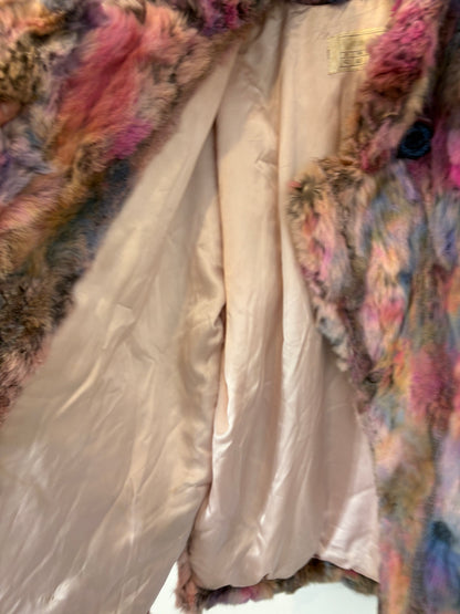 OTRAS. Abrigo pelo natural colores