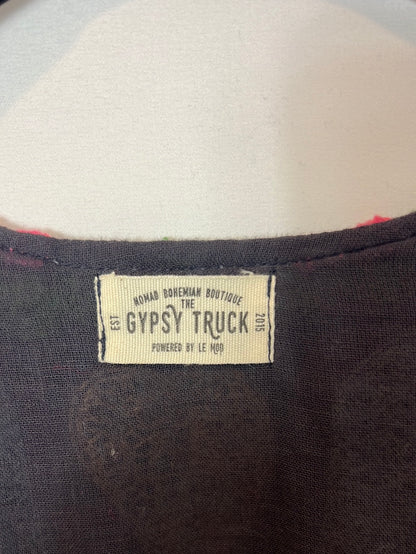 GYPSY TRUCK. Chaqueta/kimono bordados colores. T U