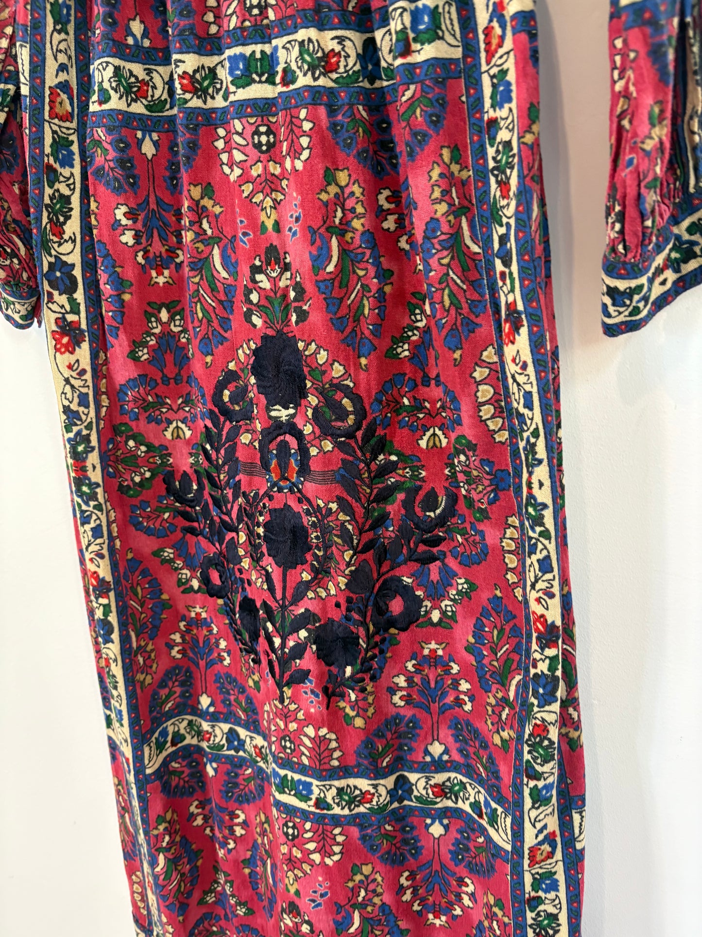 ANTIK BATIK. Vestido largo algodón estampado