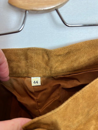FACCIARO. Pantalones camel piel . T 44 (38)