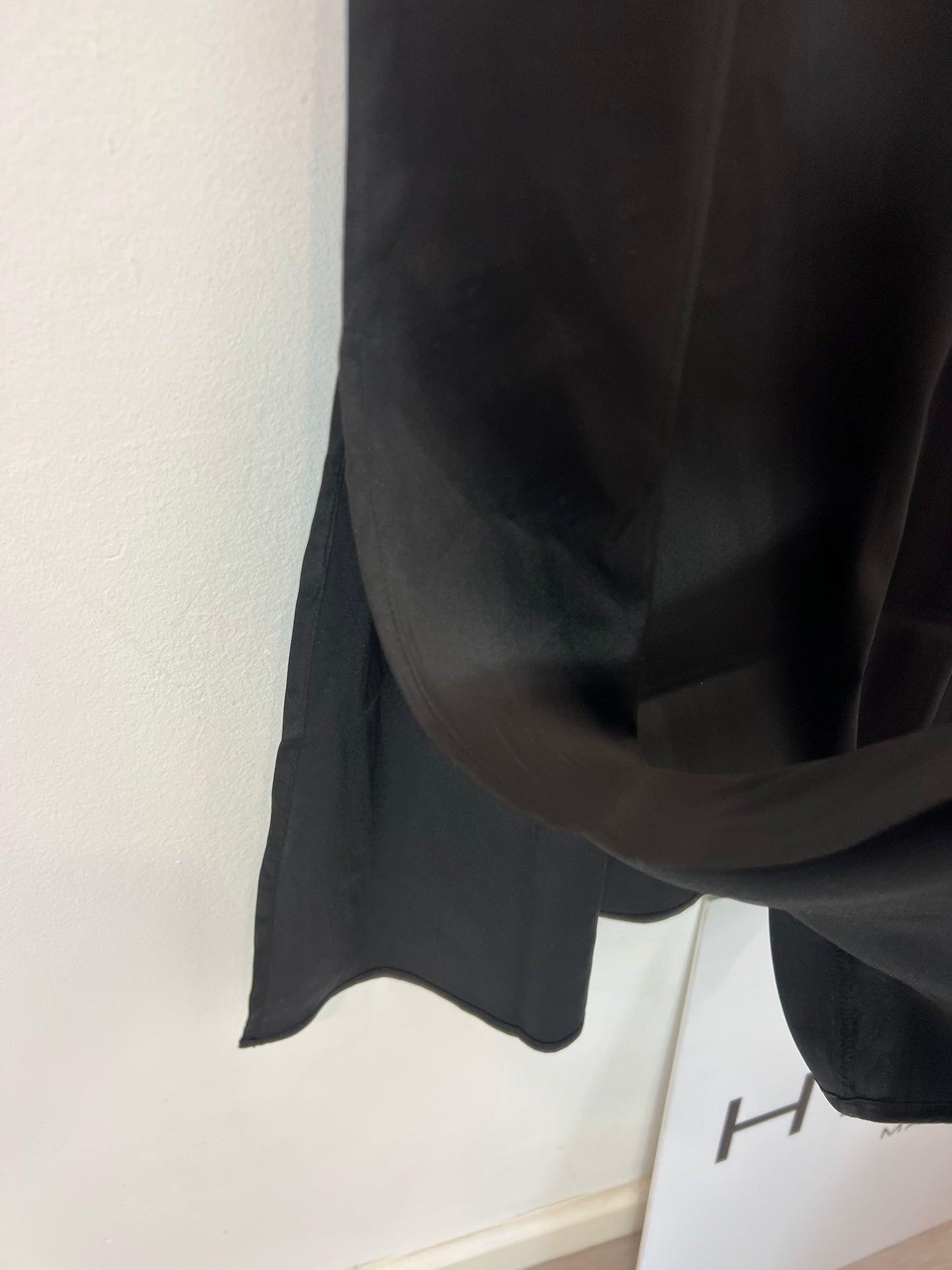 THE DROP. Vestido negro lencero T.xs