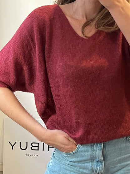 HAKEI. Jersey rosa oscuro T.s