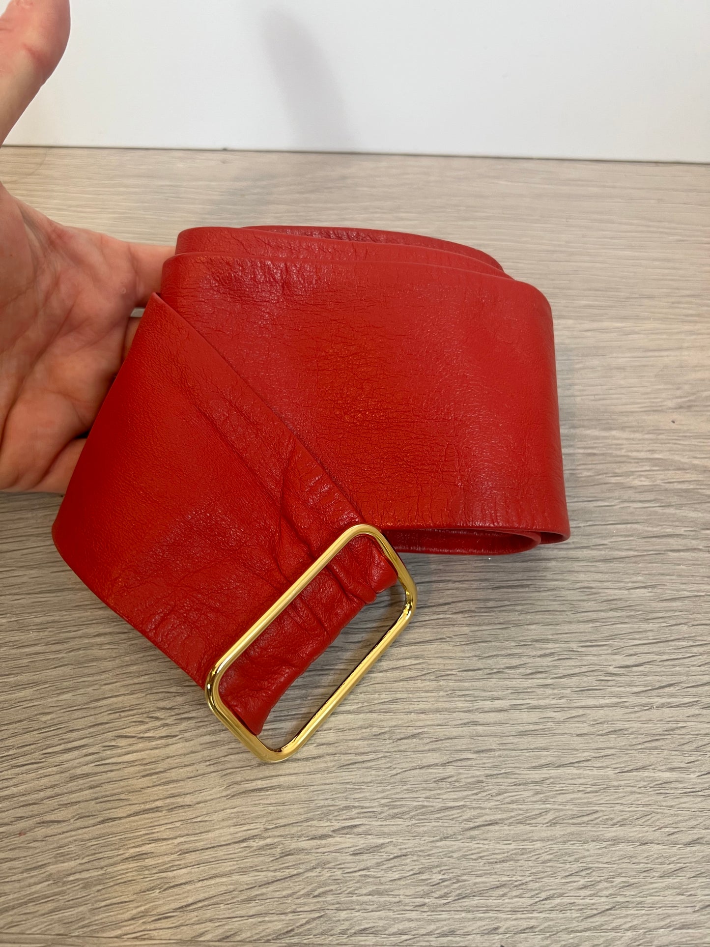 OTHERS. Red leather belt. YOUR