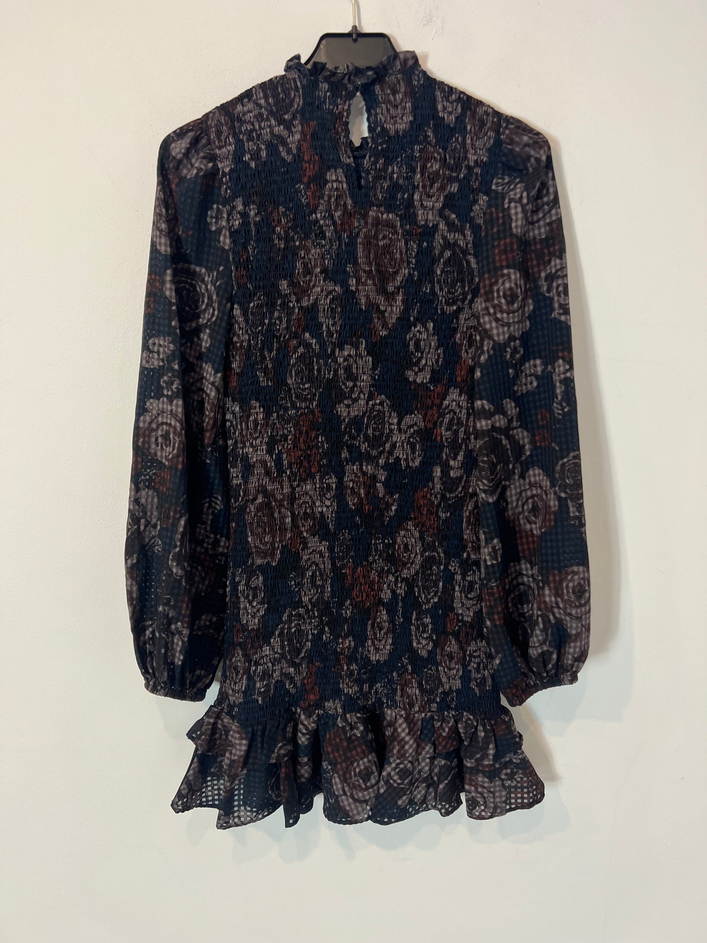 ZARA. Vestido nido de aneja estampado. T XS