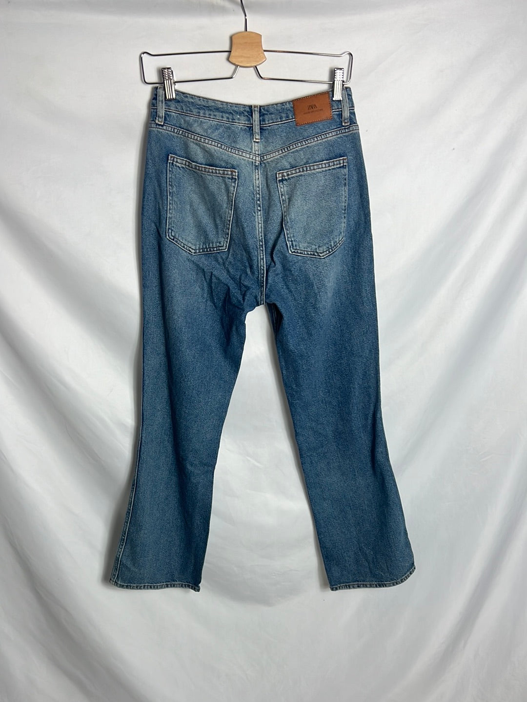 ZARA. Ripped denim trousers, size 36