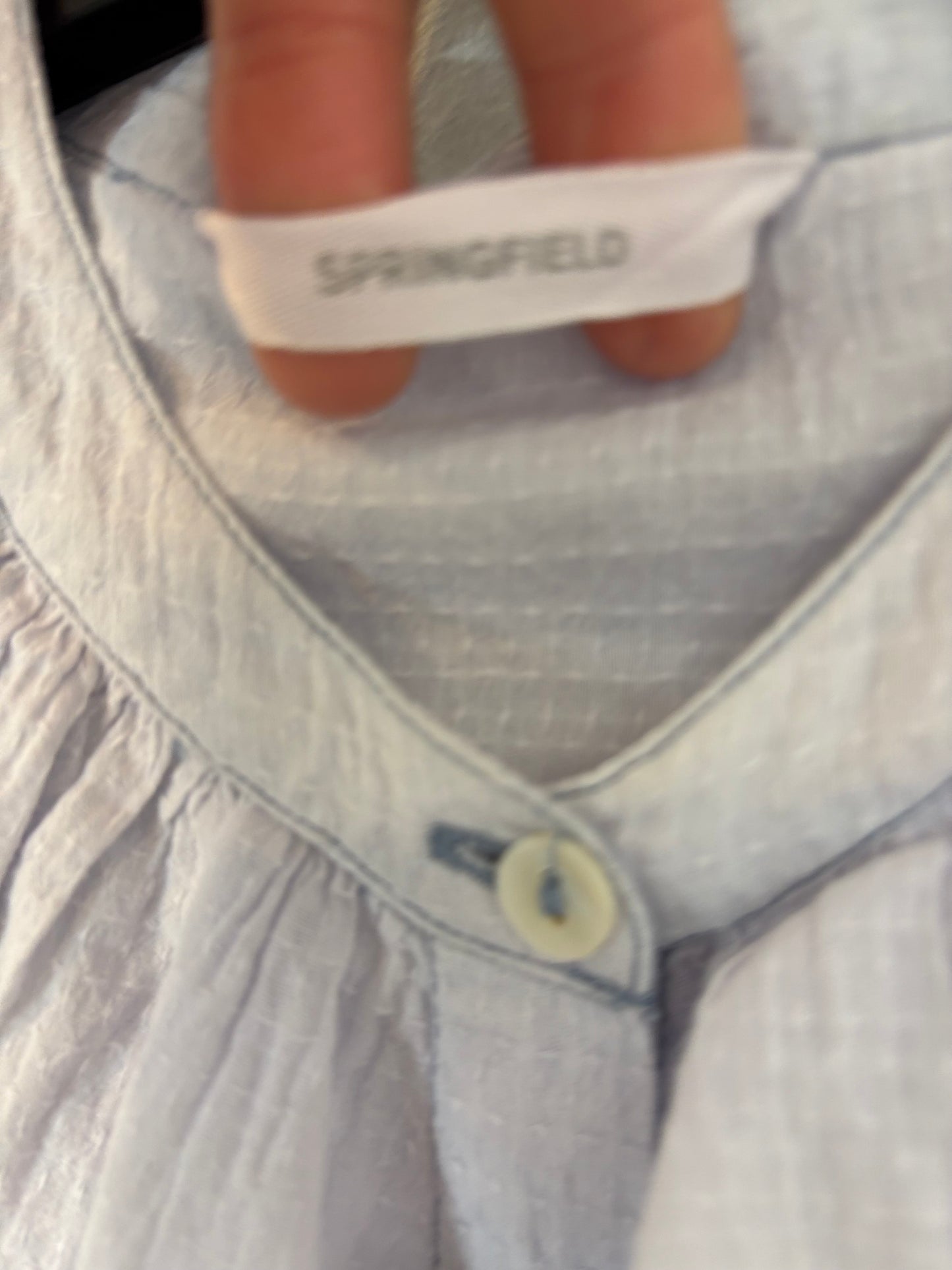 SPRINGFIELD. Blusa fluida azul claro