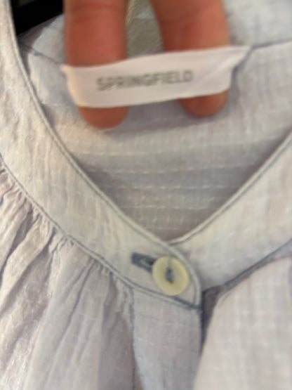 SPRINGFIELD. Blusa fluida azul claro