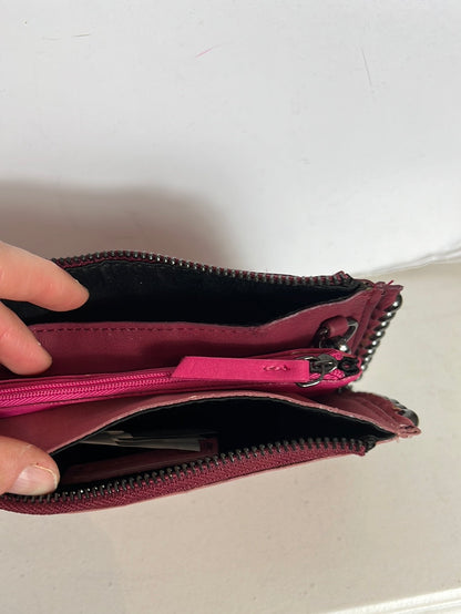 ZARA. bolso mini rosa tachuelas