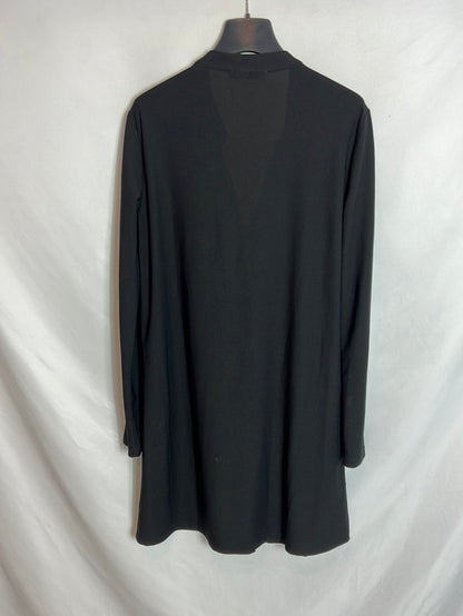 MANGO. Vestido negro elástico T.s