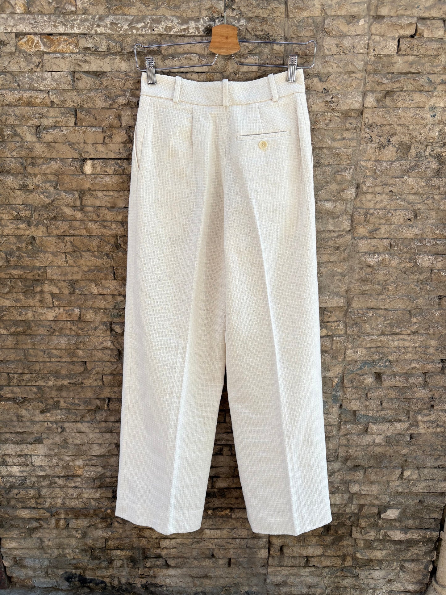 SAMSOE SAMSOE. Pantalón tweed pinzas. T XS