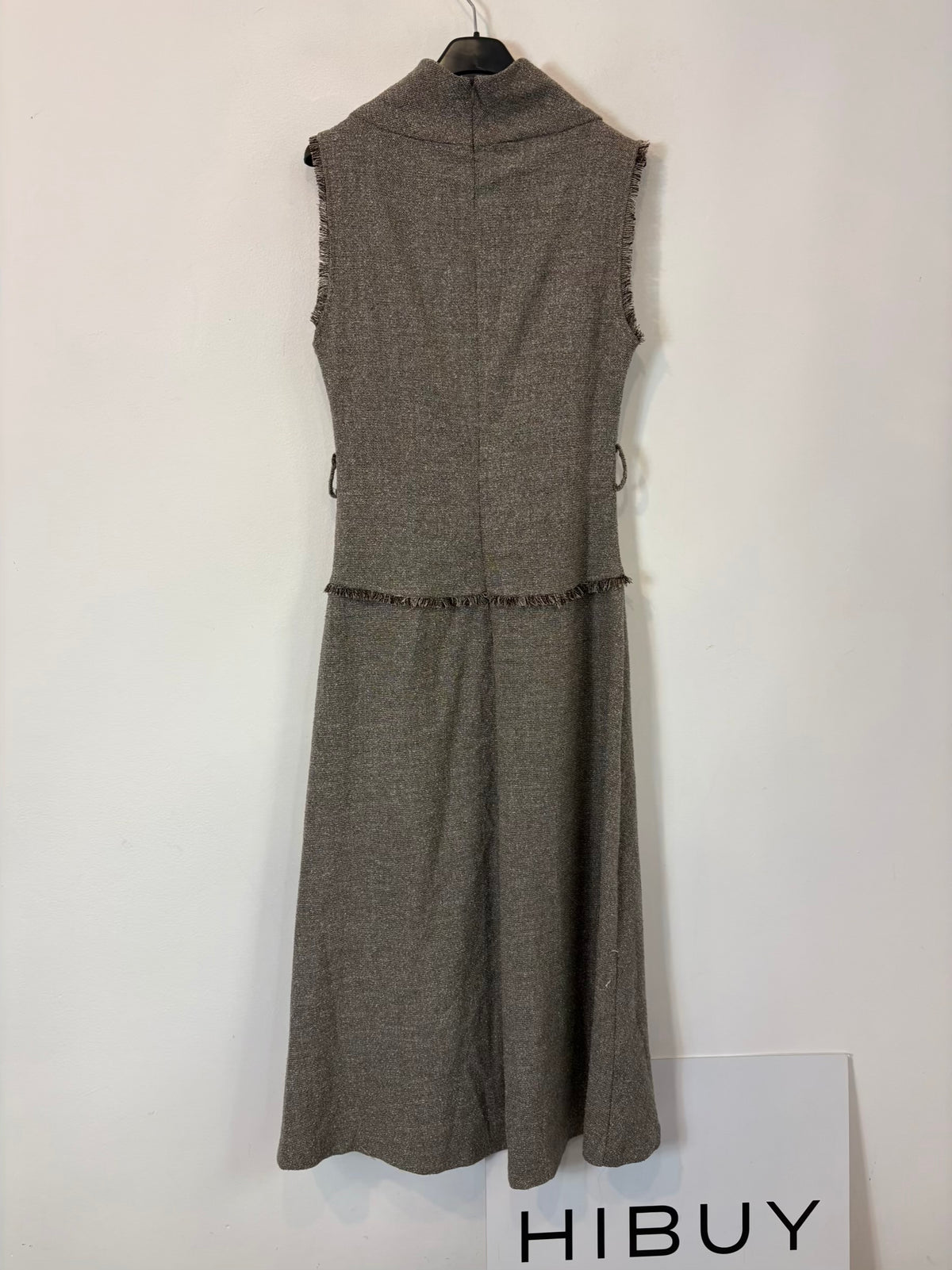 ZARA. Vestido largo textura