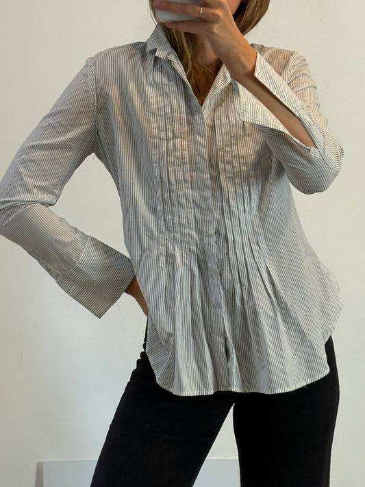 RALPH LAUREN. Camisa rayas cuello mao