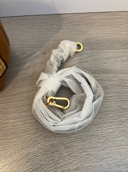 PARFOIS. Mini double handle raffia bag