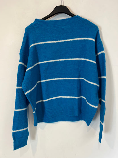 PINK WOMAN. jersey azul rayas  T.s