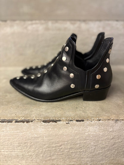 MICUIR. Punky boots en negro. T39