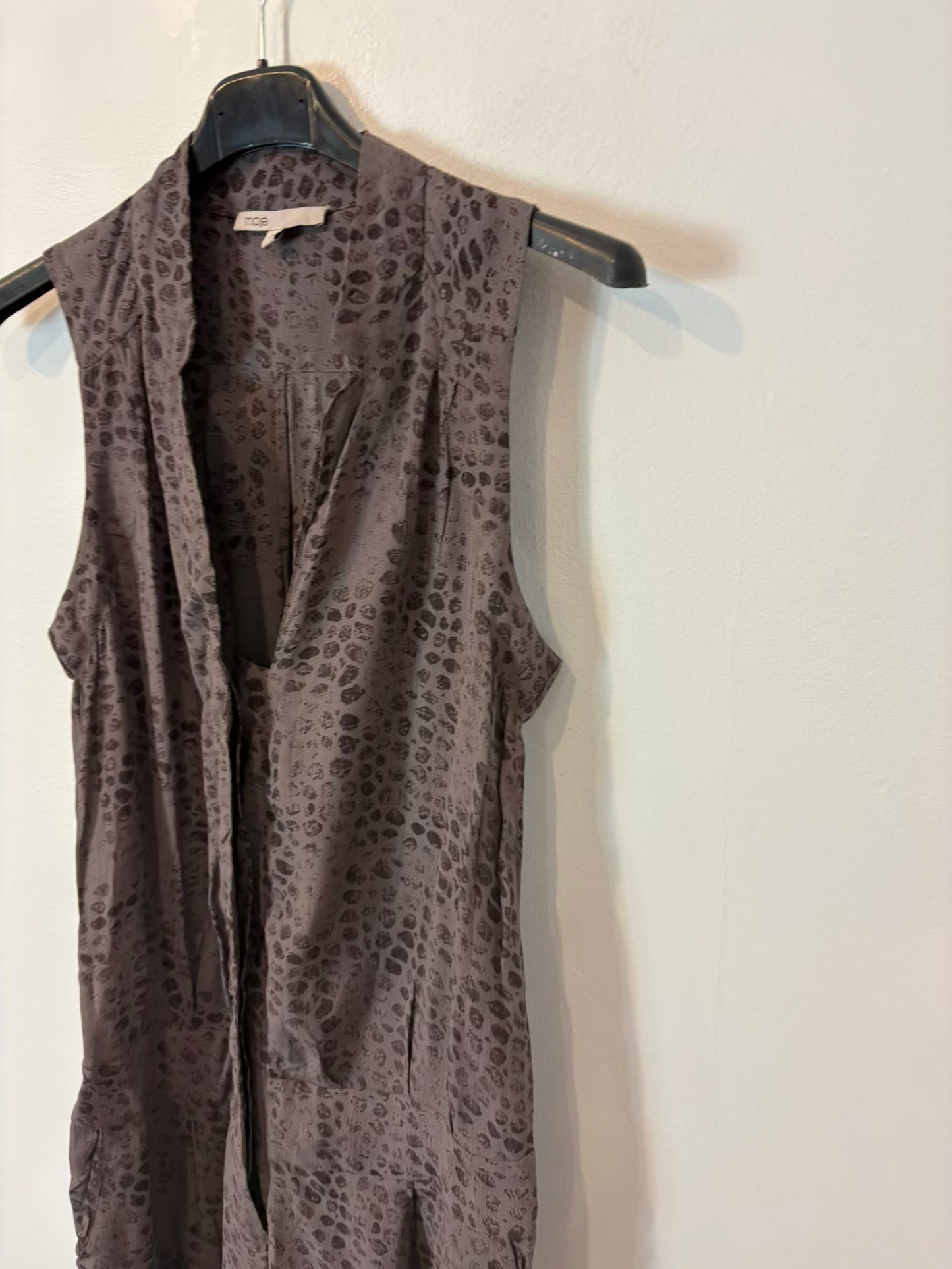 ZARA. Mustard printed skirt T.xs