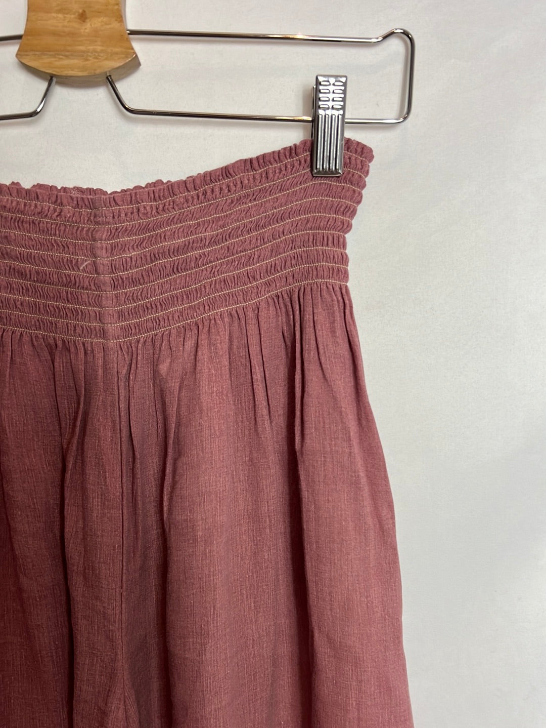 FORTE FORTE. A total look with a flowing pink blouse and trousers. Size 2(S)